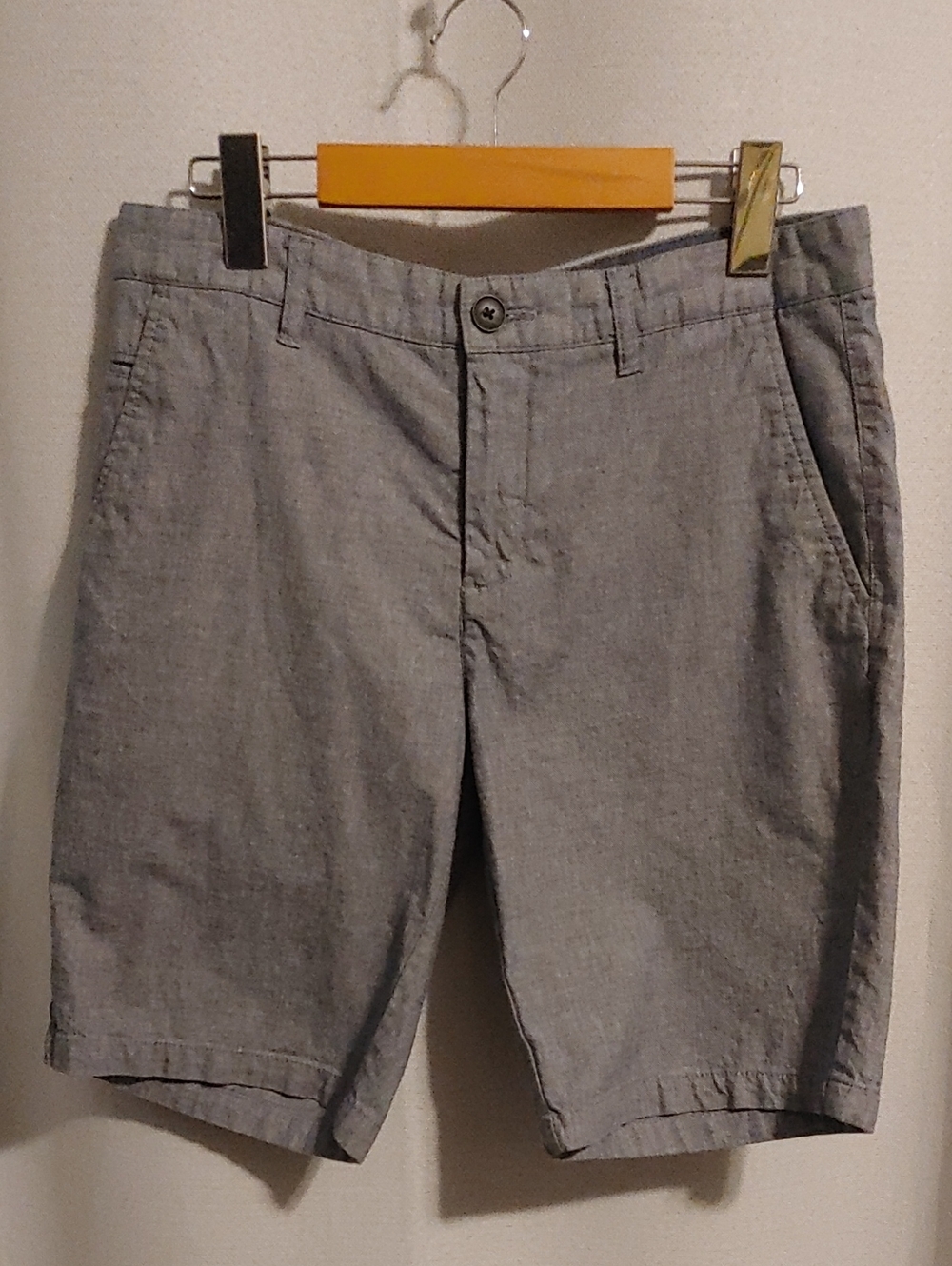 RW&CO. Light Gray Flat-Front Men’s Shorts